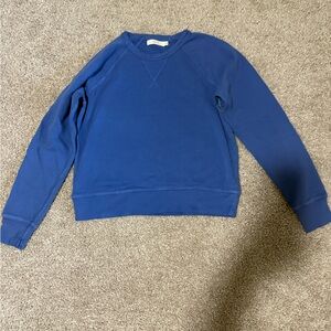 Classic Blue Crew Neck Sweater